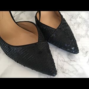GUESS Black Sequin Pumps